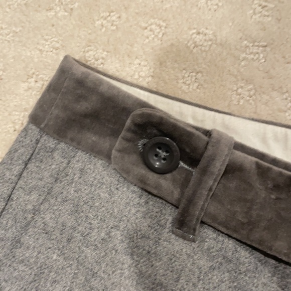 NWT Anthropologie Paper Boy Size 2 Wool/Velvet Gray Shorts - Picture 2 of 10